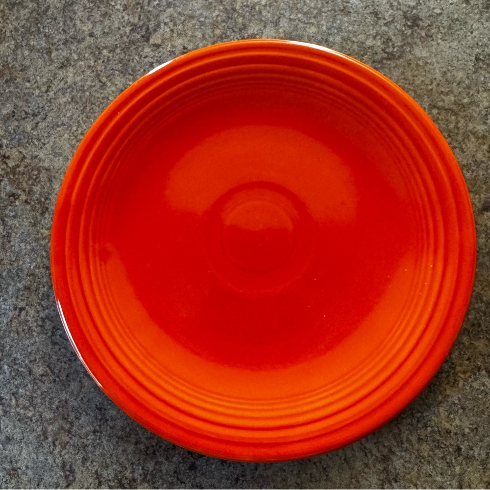 Orange FiestaWare 6 1/4” Bead & Butter Plate